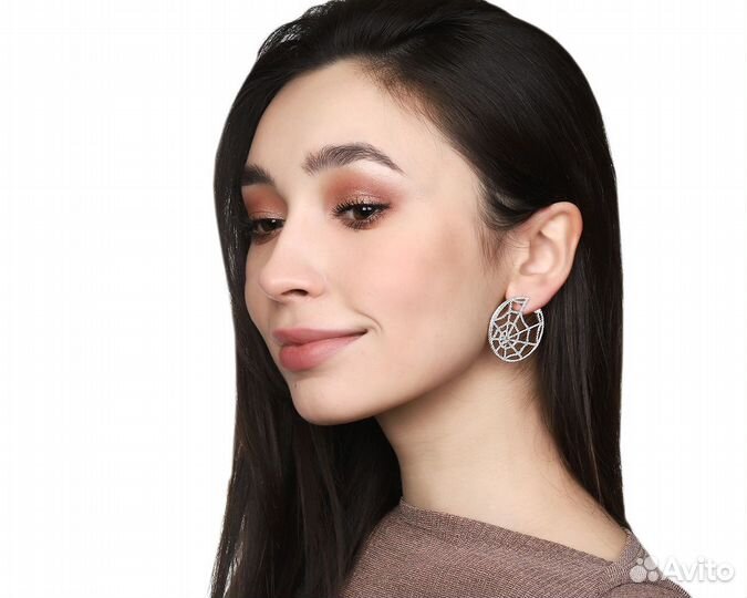 Золотые серьги с бриллиантами 4.07ct Chaumet