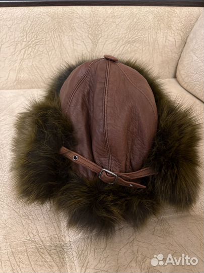 Шапка ушанка из натурального меха
