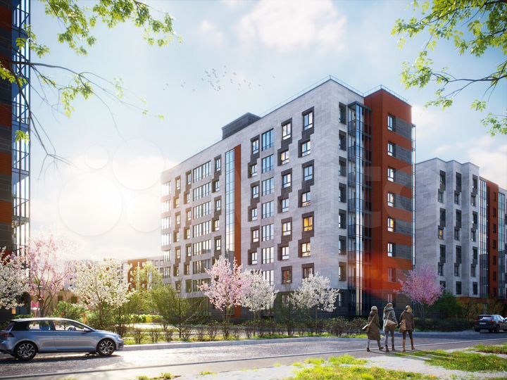 1-к. квартира, 42,9 м², 3/8 эт.