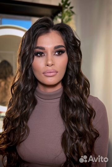 Макияж и локоны