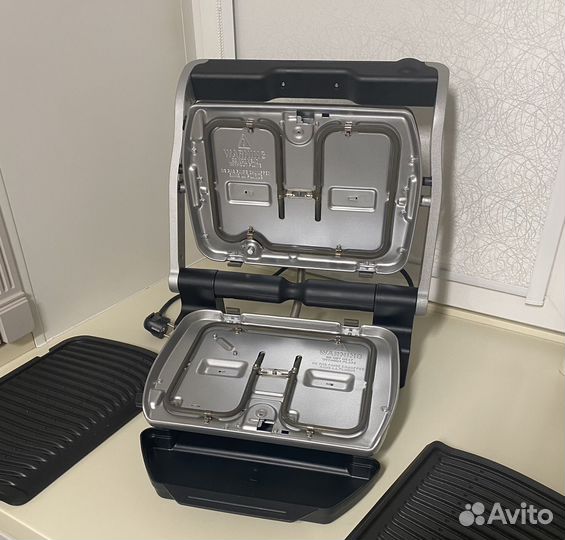 Электрогриль tefal optigrill + gc712d34