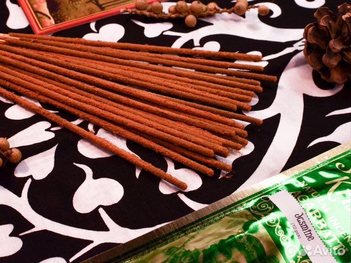 Jasmine 10шт. Благовония индийские пыльцовые