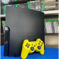 PS3 Slim 320gb +46 игр