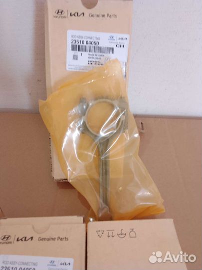 KIA rio 4 hyundai solaris 2 1.4 шатун G4LC