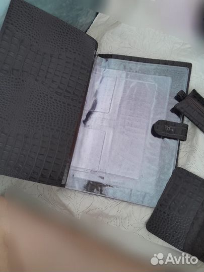 Подарочный набор натуральная кожа