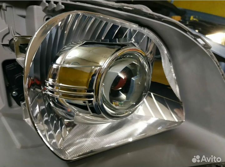 Установка Bi LED линз, замена линз в фарах