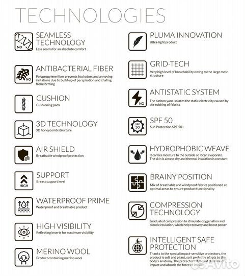 Термофутболка sixs TS1 Army, M/L