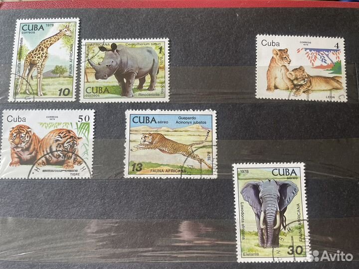 Почтовые марки флора и фауна