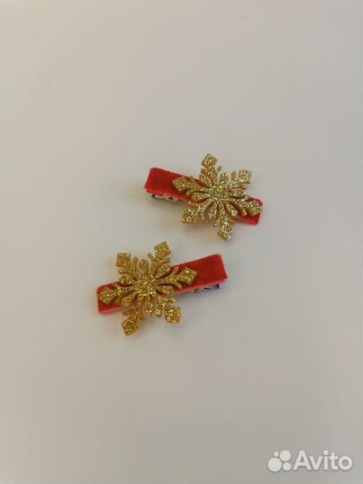 Набор аксессуаров для волос на новый год