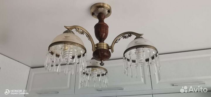 Люстра потолочная бу