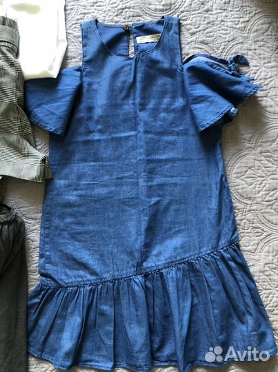 Платье, шорты, блуза Zara, Benetton 152, 11-12 лет