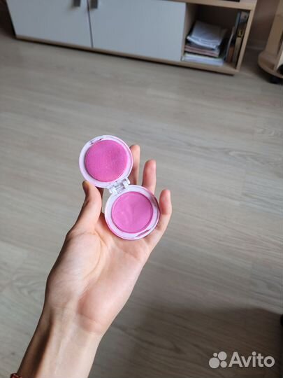 Мелок для волос розовый