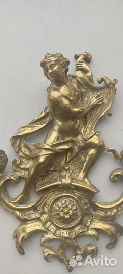 Античное медное украшение 19 век Франция