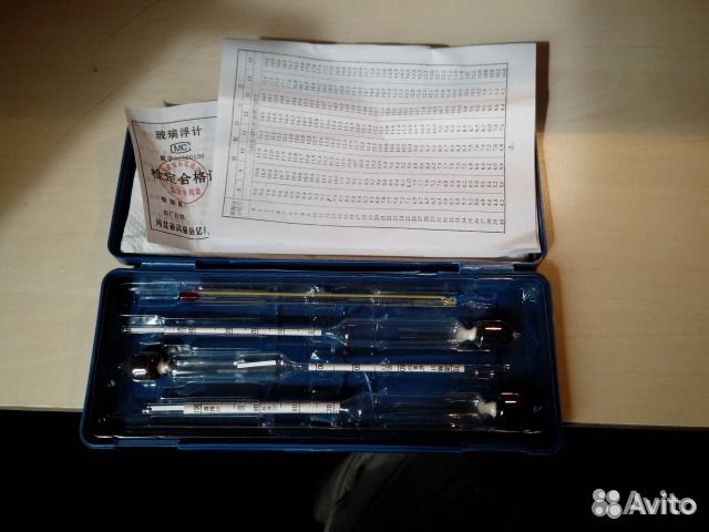 Комплект спиртометров бытовой