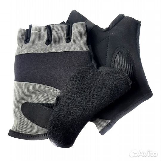 Перчатки Saiguan Bl16003, L, беспал., черно-сер