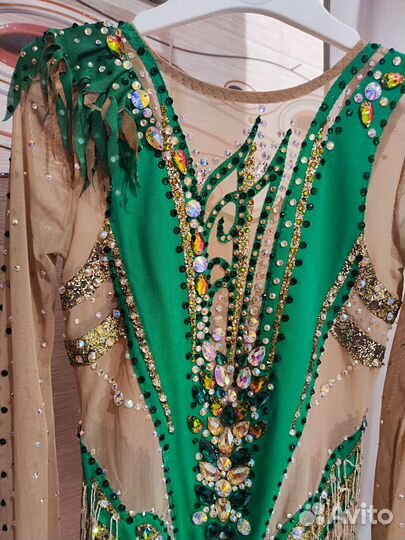 Купальник для художественной гимнастики на рост 14