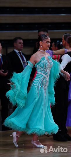 Платье стандарт бальные танцы Ю2, Молодежь