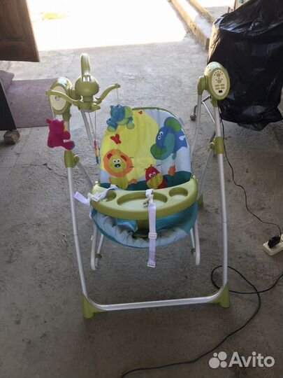 Детские качели электрические