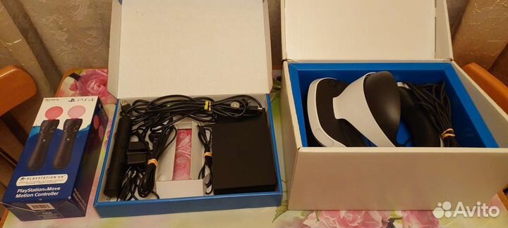 PlayStation VR 1 2 rev + Мувы (2шт) + Камера 2 rev