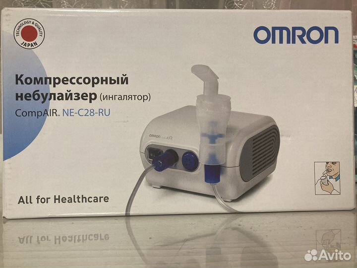 Компрессорный небулайзер omron (Ингалятор) новый