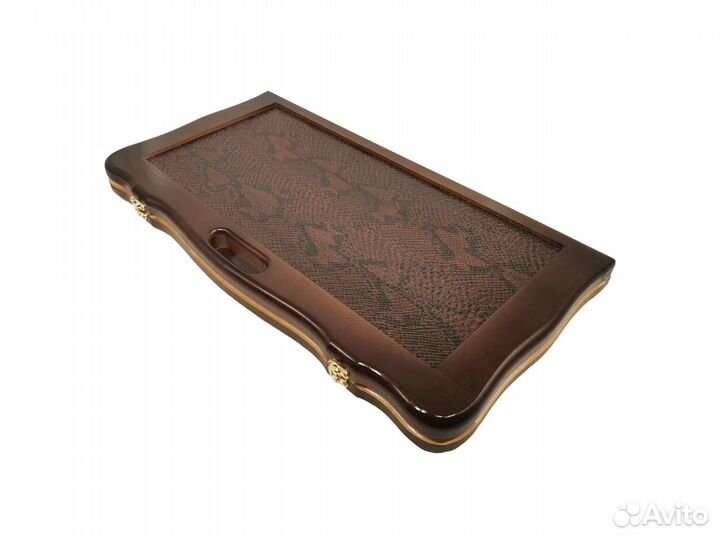 Нарды кожаные из дерева Дипломат 60х64 см