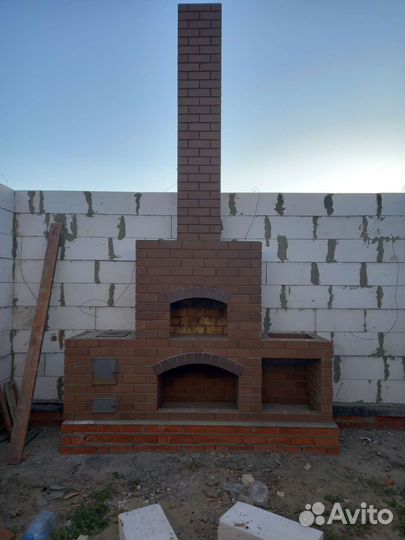 Бригада строителей каменщики