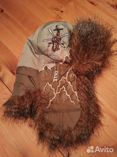 Шапка шлем для мальчика