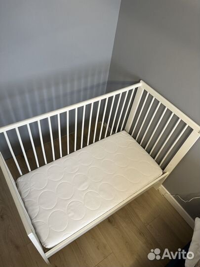 Кровать для новорожденных IKEA gulliver, 60x120 см