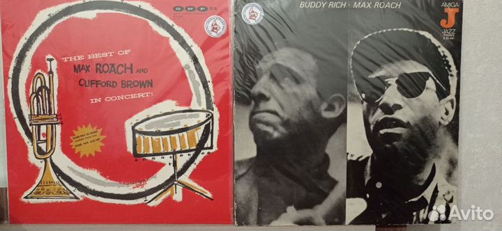 Винил диски Buddy Rich. Blackey.Roach.Krupa