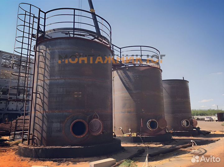 Вертикальные резервуары производство