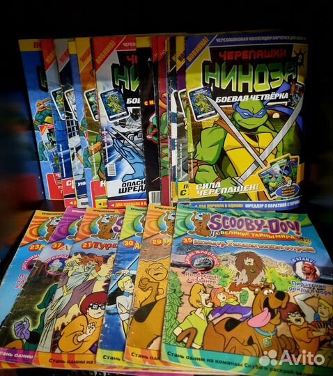 Комиксы Черепашки Нинздя, Скуби-Ду