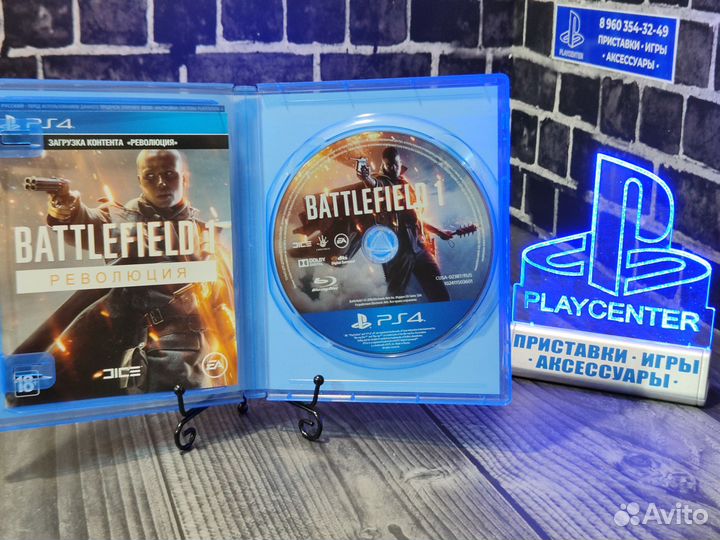 Battlefield 1 PS4 диск