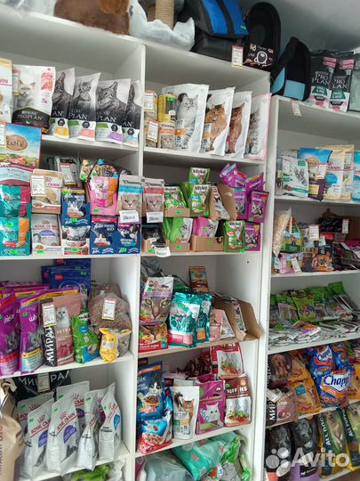 Корма для кошек и собак, птиц и грызунов