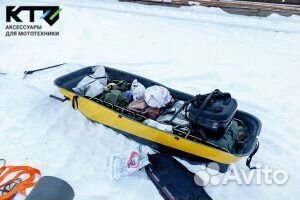 Сани волокуши ктз Экспедишн с жесткой крышкой