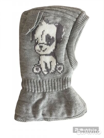 Шапка шлем детская зимняя