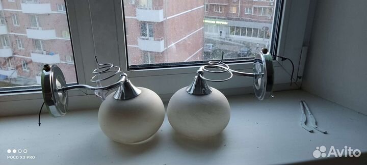 Настенный светильник бра 2 шт бу