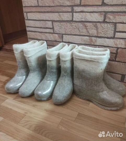 Валенки ручной валки натуральные детские взрослый