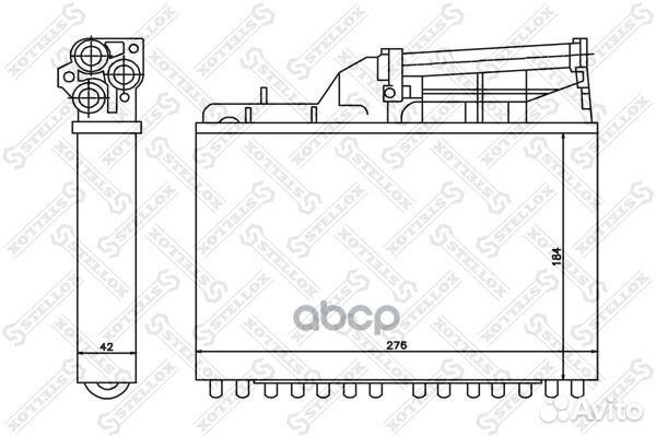 Радиатор печки BMW E34 1.8-4.0/2.5TD 88-97