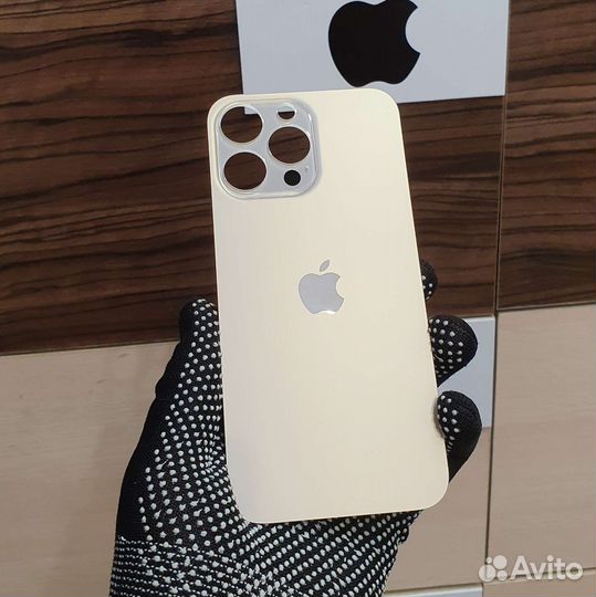 Крышка iPhone 14 Pro Max оригинал (стекло) цвета