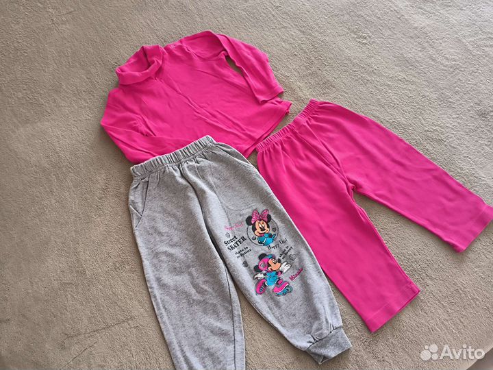 Детская одежда для девочки 92-104 пакетом