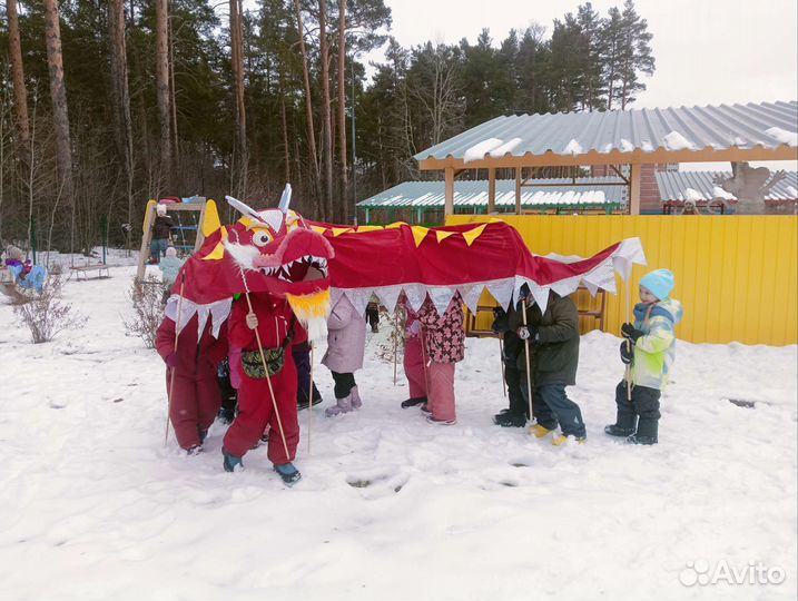 Китайский дракон ростовая кукла. Аренда, продажа