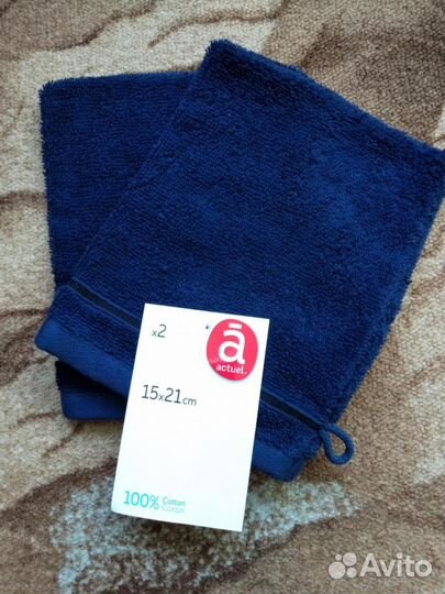 Мочалка - варежка новая