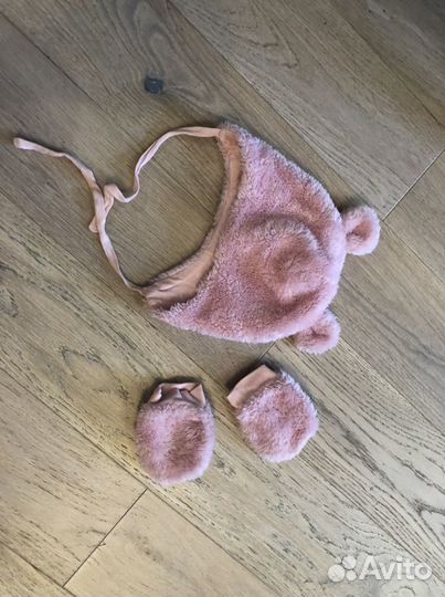 Шапка детская для девочки на весну/осень