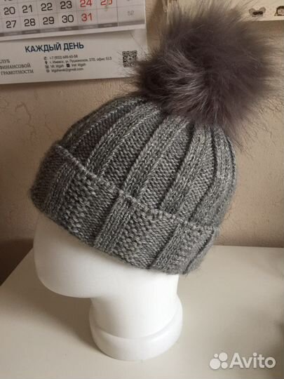 Шапка зимняя размер 53-56