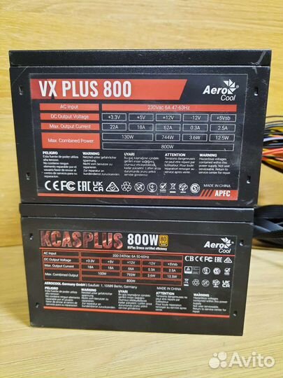 Блок питания AeroCool AeroCool 80+ Bronze