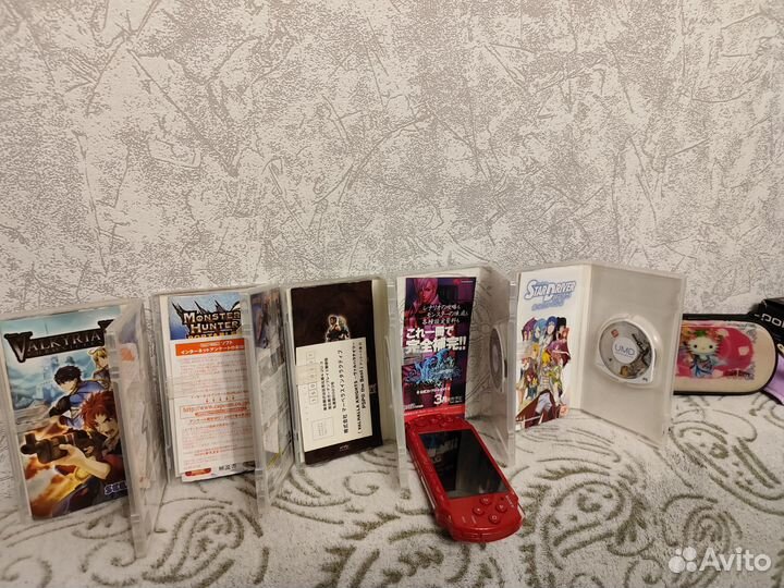 Sony PSP 2006 Deep Red Гонконг 64Гб редкие игры