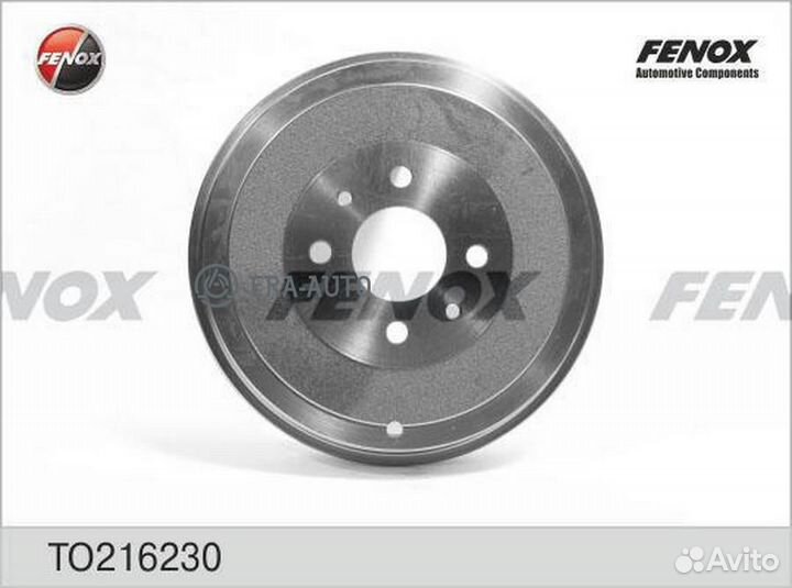 Fenox TO216230 Торм. барабан зад.228,2x48 4 отв