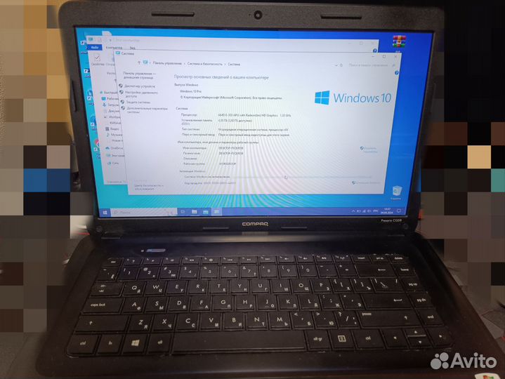 Ноутбук hp cq58