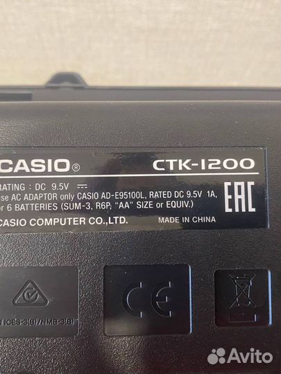 Синтезатор casio ctk 1200