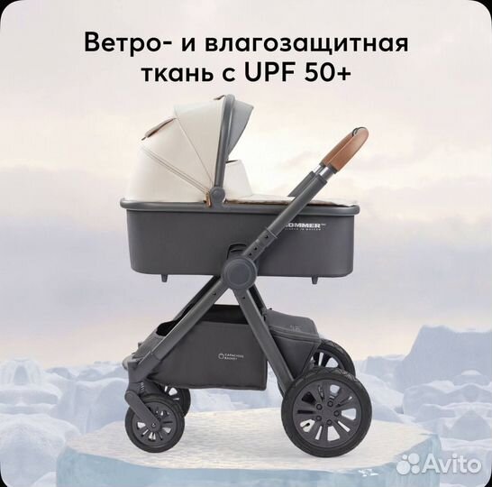 Коляска 2в1 mommer PRO happy baby